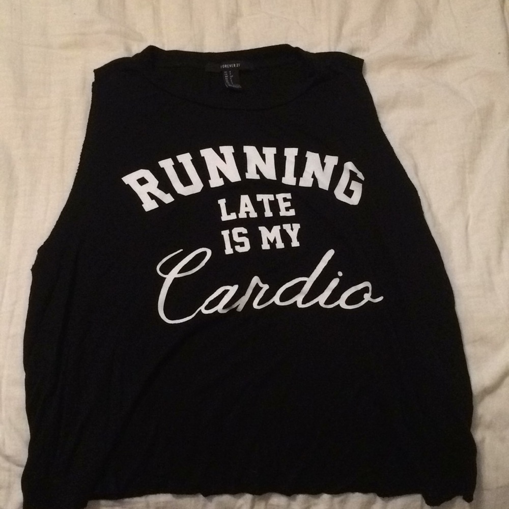 Black tank top/muscle shirt